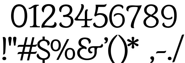 Barkentina Font OTHER CHARS