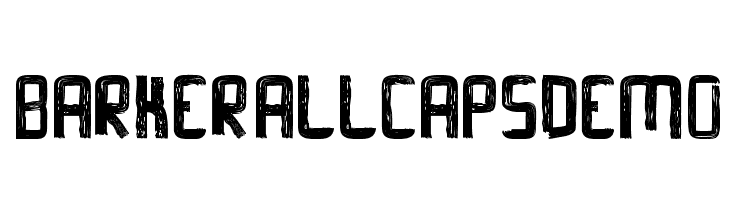 Barker-AllCapsDemo  Free Fonts Download