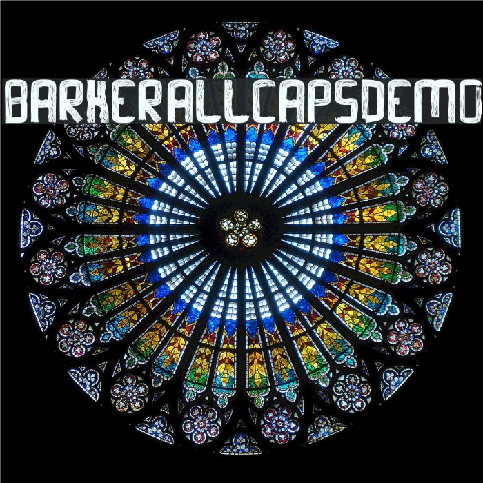 Barker-AllCapsDemo Example 2