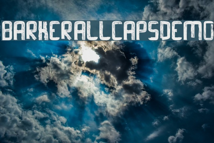 Barker-AllCapsDemo Example 3