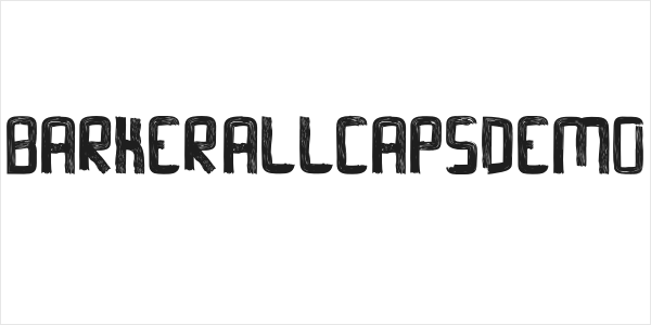Barker-AllCapsDemo Logo