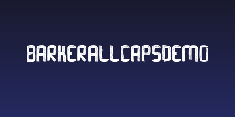 Barker-AllCapsDemo Social Header