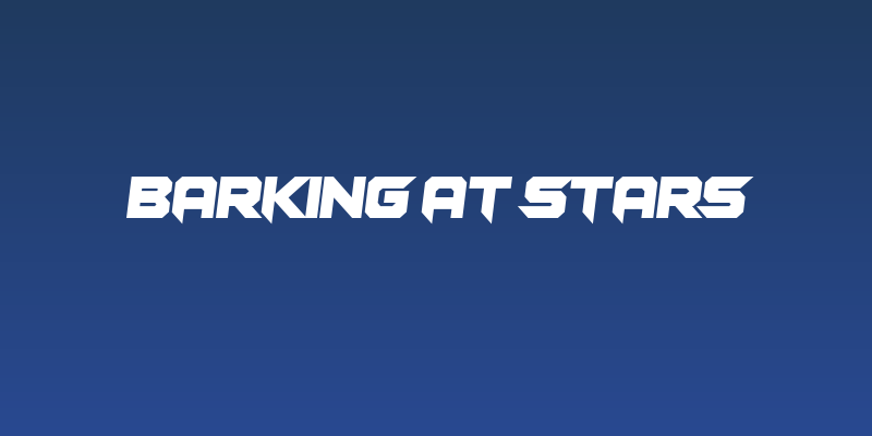 Barking at Stars Social Header