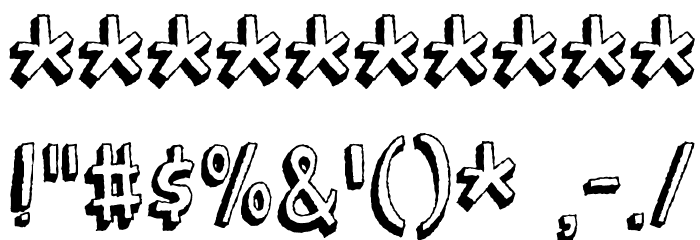 BarkingCatDEMO Font OTHER CHARS