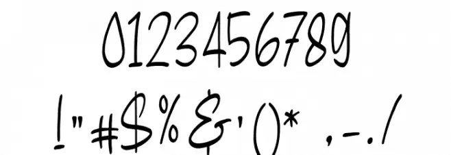 Barlen Regular Font OTHER CHARS