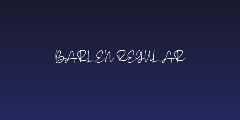 Barlen Regular Social Header