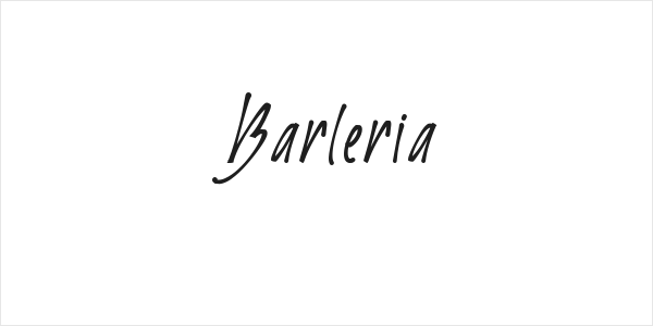 Barleria Logo