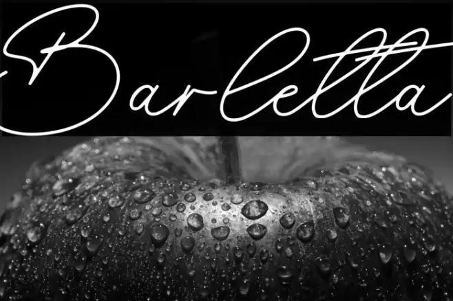 Barletta फ़ॉन्ट examples