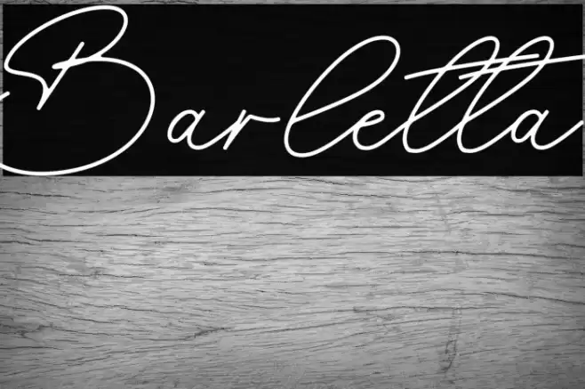 Barletta फ़ॉन्ट examples