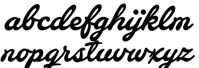 Barley Script PERSONAL USE Font LOWERCASE