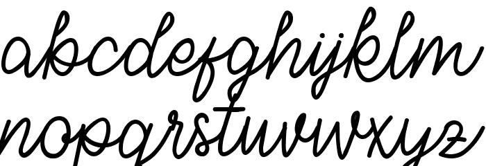Barley Font LOWERCASE