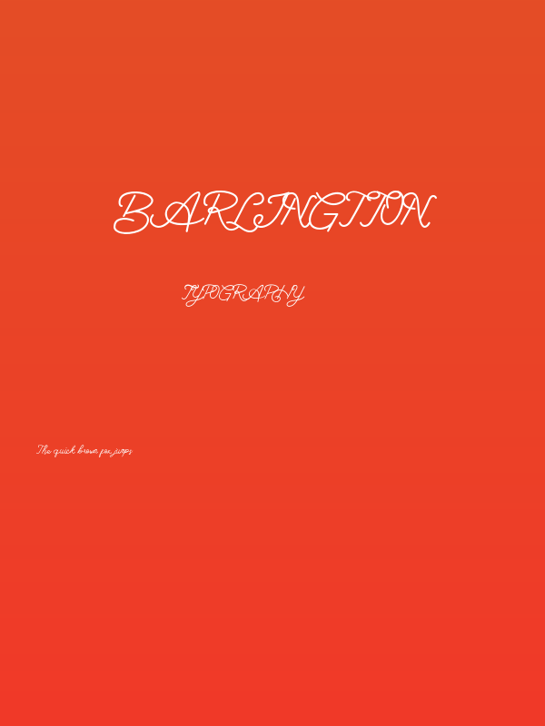 Barlingtton Poster