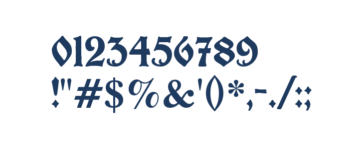 BarloesiusSchrift Other Characters