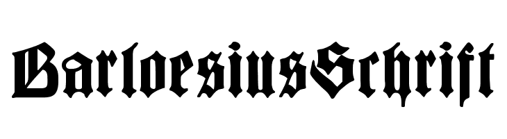 BarloesiusSchrift  Descarca Fonturi Gratis