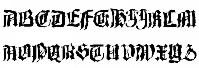 Barlos-Random Font Litere mari