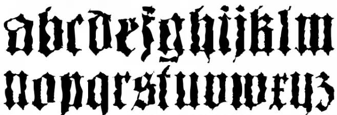 Barlos-Random 字体 小写