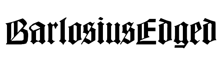 BarlosiusEdged  font caratteri gratis