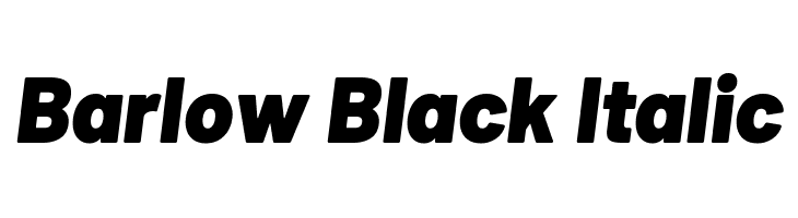 Barlow Black Italic  नि: शुल्क फ़ॉन्ट्स डाउनलोड