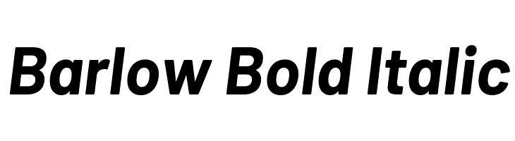 Barlow Bold Italic  baixar fontes gratis