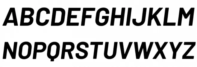 Barlow Bold Italic Шрифта ВЕРХНИЙ