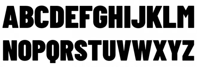 Barlow Condensed Black Font UPPERCASE