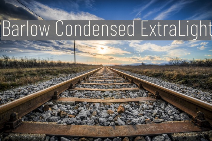 Barlow Condensed ExtraLight Example 3