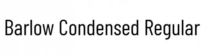 Barlow Condensed Regular  नि: शुल्क फ़ॉन्ट्स डाउनलोड