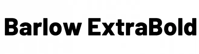 Barlow ExtraBold  Frei Schriftart Herunterladen