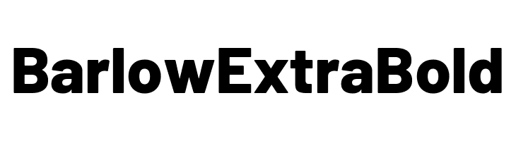Barlow ExtraBold  免费字体下载