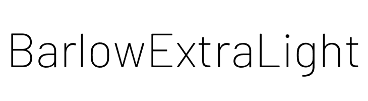 Barlow ExtraLight  Descarca Fonturi Gratis