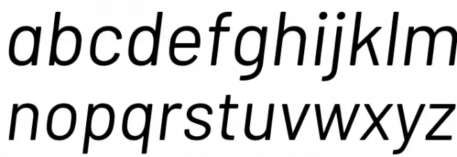 Barlow Italic
