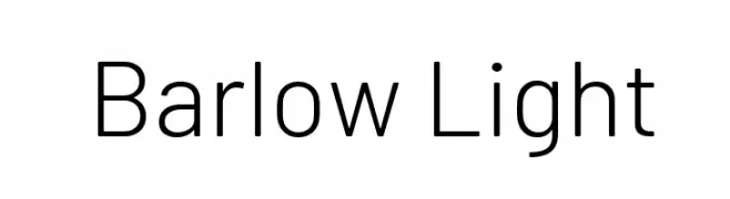 Barlow Light  Frei Schriftart Herunterladen