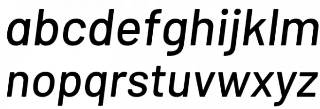 Barlow Medium Italic