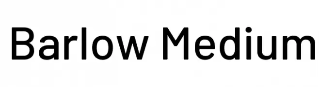 Barlow Medium  Frei Schriftart Herunterladen