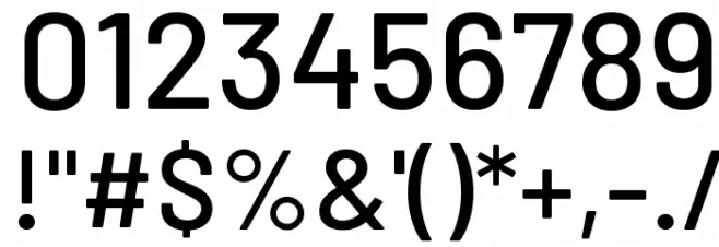 Barlow Medium Font OTHER CHARS