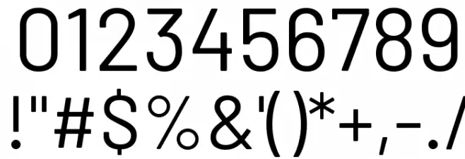 Barlow Regular Font OTHER CHARS
