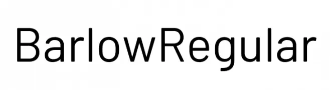 Barlow Regular  Frei Schriftart Herunterladen