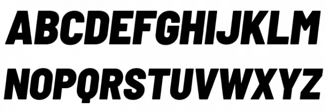 Barlow Semi Condensed Black Italic Шрифта ВЕРХНИЙ