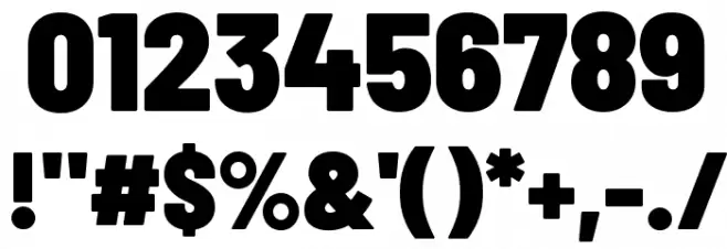 Barlow Semi Condensed Black Font OTHER CHARS