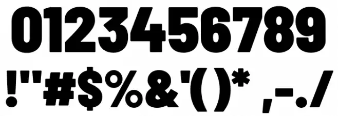 Barlow Semi Condensed Black Font OTHER CHARS