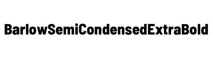 Barlow Semi Condensed ExtraBold  Free Fonts Download
