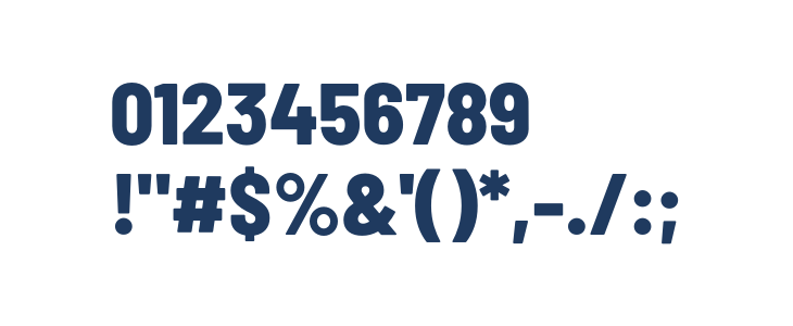 Barlow Semi Condensed ExtraBold Other Characters