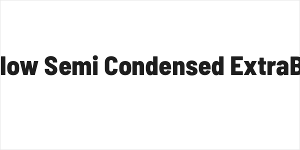 Barlow Semi Condensed ExtraBold Logo