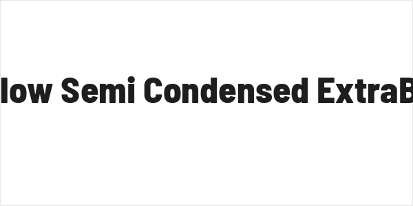 Barlow Semi Condensed ExtraBold Logo