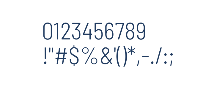 Barlow Semi Condensed Light Other Characters