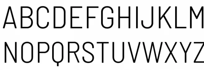 Barlow Semi Condensed Light خط أحرف كبيرة