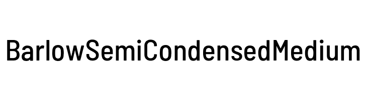 Barlow Semi Condensed Medium  baixar fontes gratis
