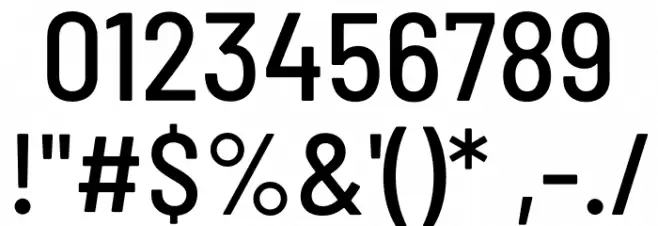 Barlow Semi Condensed Medium Font OTHER CHARS