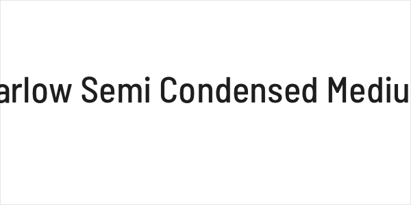 Barlow Semi Condensed Medium Logo