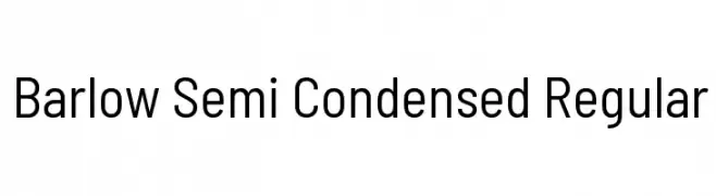 Barlow Semi Condensed Regular  baixar fontes gratis